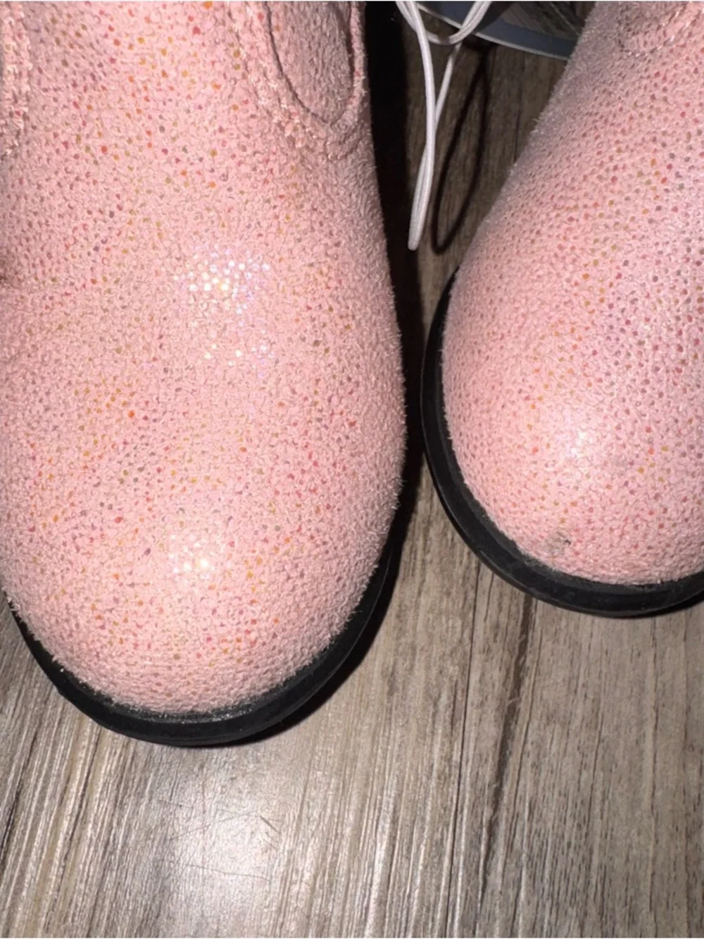 Cat & Jack Pink Glitter Toddlers' Cowboy Boots